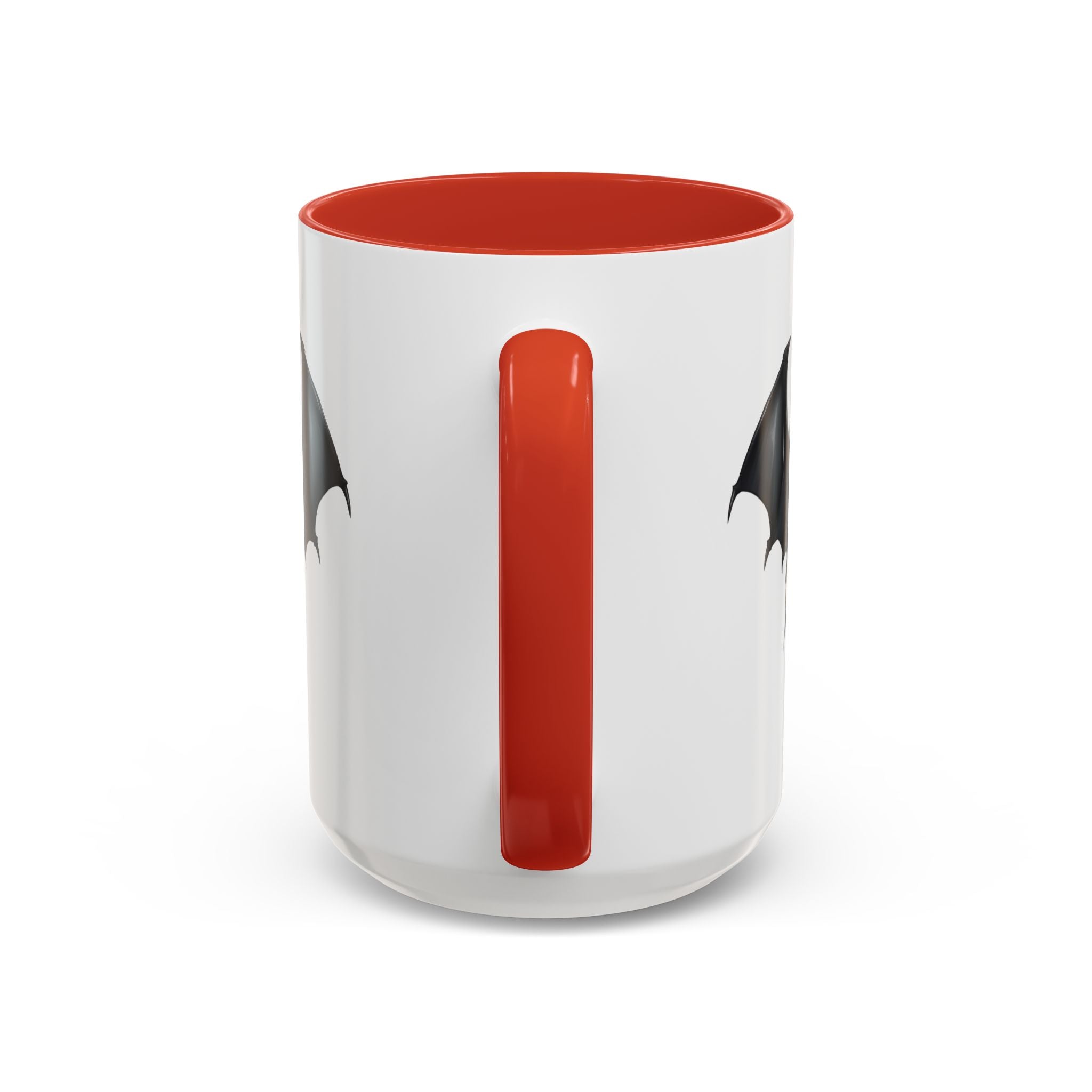 gothic vampire girl with wings horror art Accent Coffee Mug (11, 15oz) vamp14