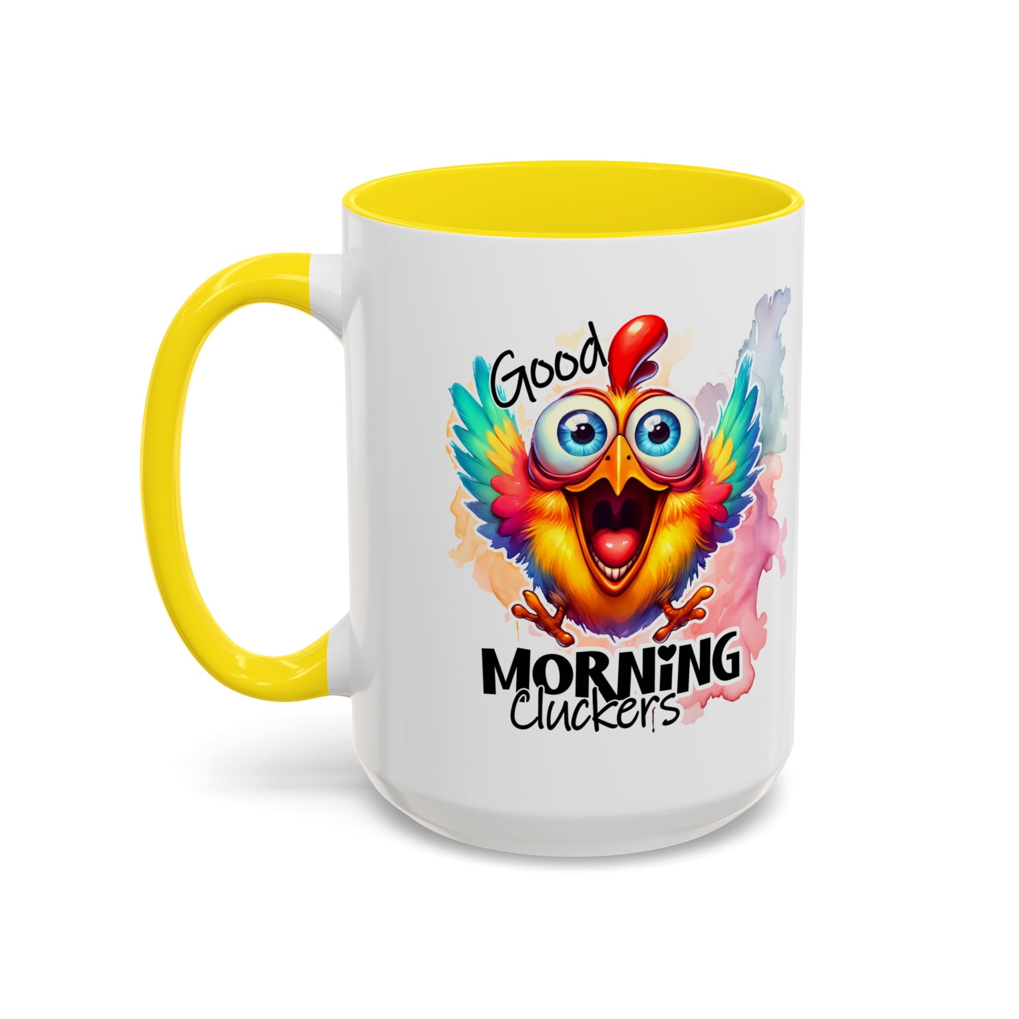 good Morning Mug with Cheerful Rooster Design - Perfect for Coffee Lovers, Gifting, Morning Routine, Kitchen Decor, Bird Enthusiasts