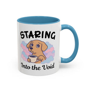 Cute Dog Coffee Mug for Animal Lovers, Staring Into the Void, Fun Gift for Pet Owners, Coffee Lovers, Cute Kitchen Decor