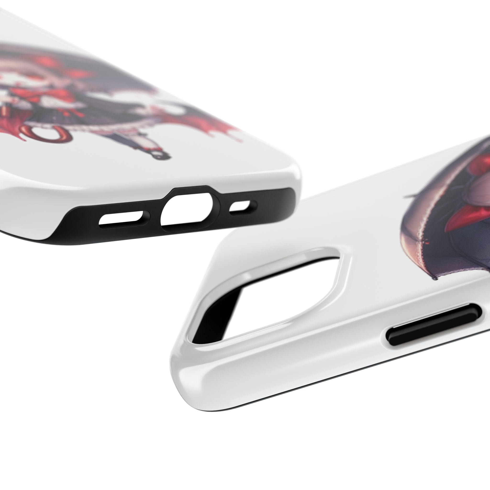 vampire girl horror art Tough Phone Cases