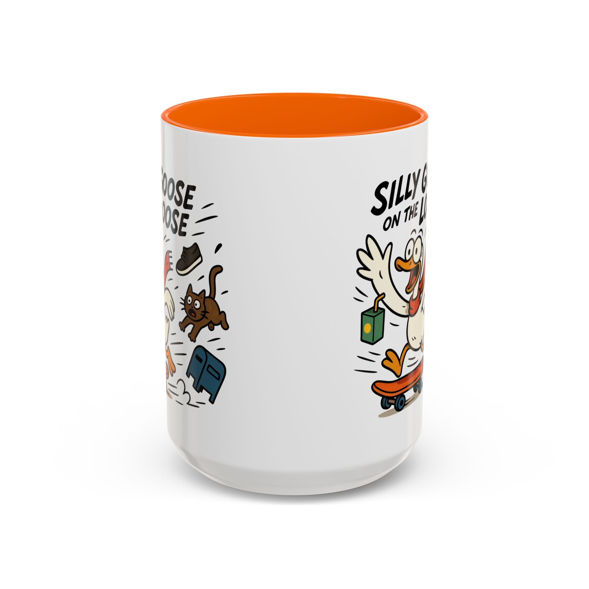 Silly Goose Coffee Mug - Fun Gift for Animal Lovers, Quirky Desk Decor, Inspirational Drinkware, Home & Office Tea Cups