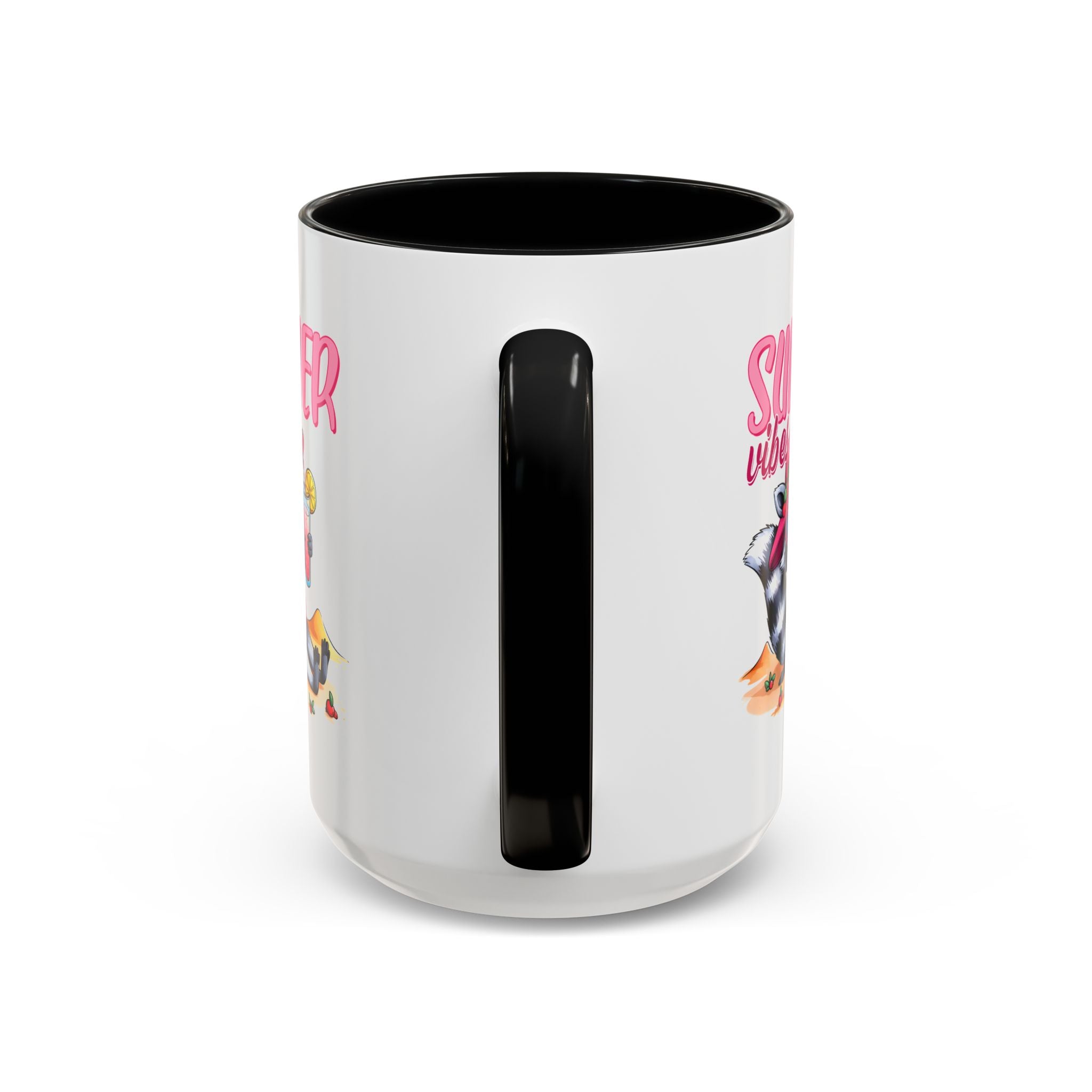 Summer Vibes Accent Coffee Mug - Fun & Colorful Design for Relaxing Moments