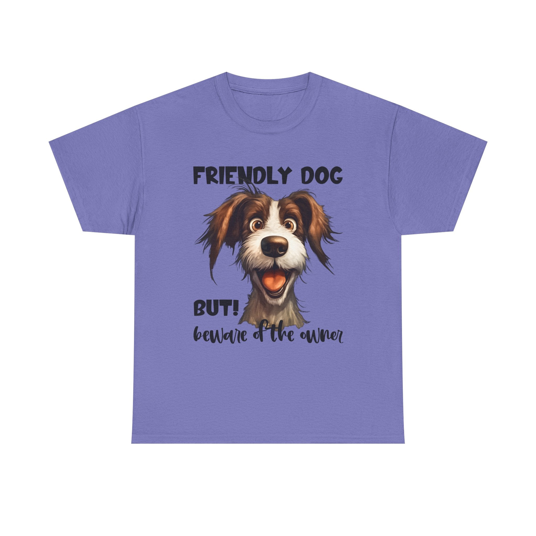 Friendly Dog Unisex Tee - Perfect for Pet Lovers, Gifts for Dog Owners, Casual Wear, Birthday Gifts, Dog-Themed Apparel