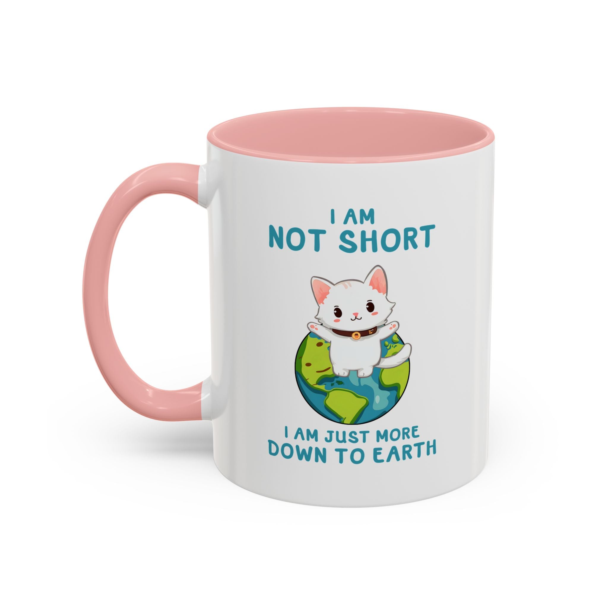 Cute Down to Earth Cat Coffee Mug - Perfect Gift for Cat Lovers