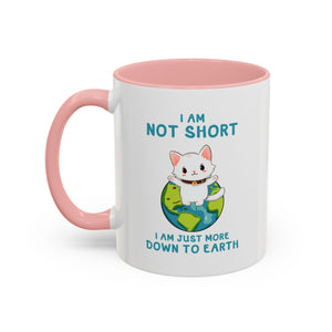 Cute Down to Earth Cat Coffee Mug - Perfect Gift for Cat Lovers