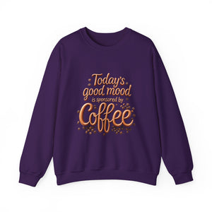 Coffee Mood Crewneck Sweatshirt - Cozy Gift for Coffee Lovers, Perfect for Birthdays, Holidays, Casual Days, Comfortable Wear