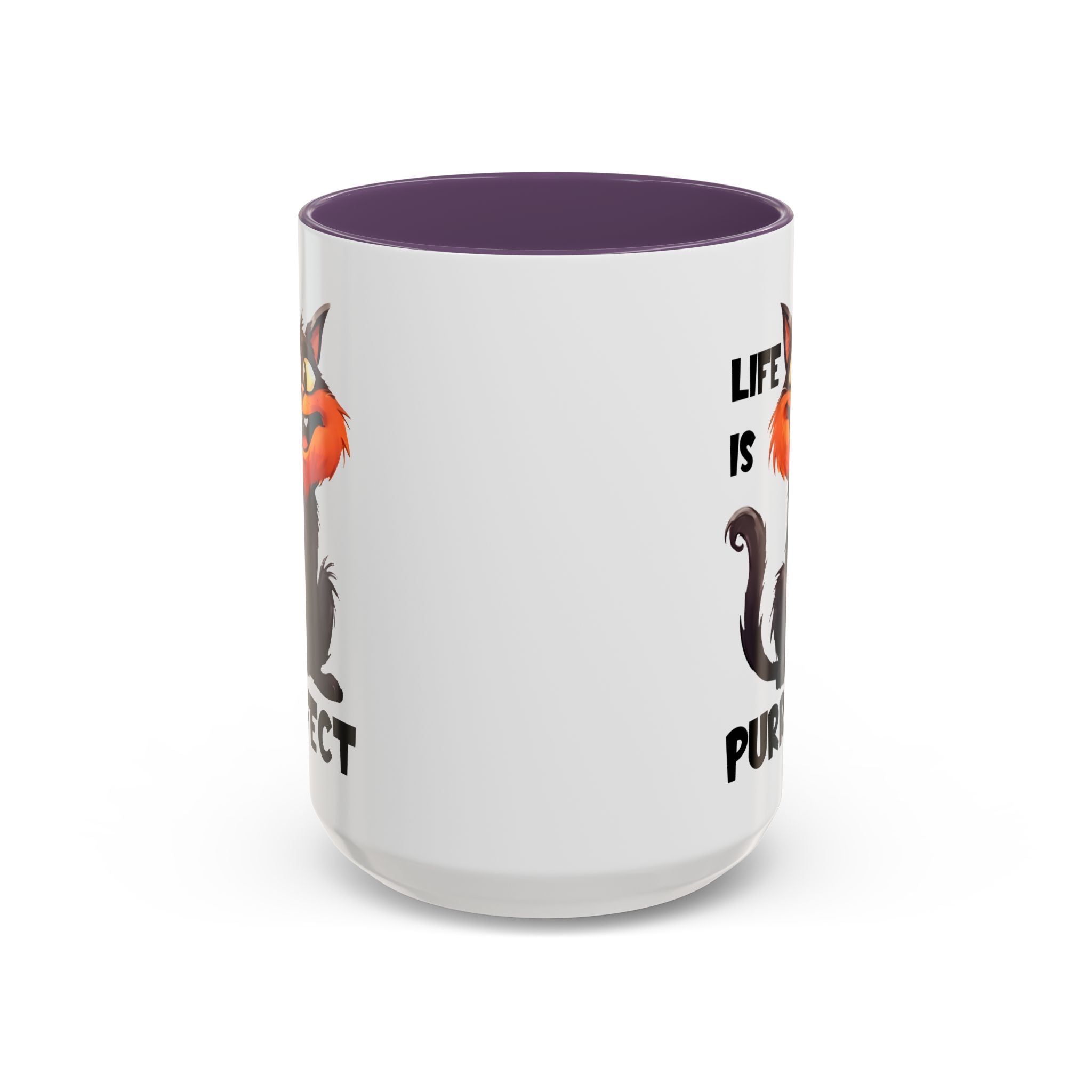 Purrfect Cat Accent Coffee Mug, Cat Lover Gift, Funny Drinkware, Cute Kitchen Accessory, Pet Owner Mug, Unique Gift Idea