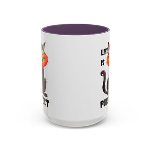 Purrfect Cat Accent Coffee Mug, Cat Lover Gift, Funny Drinkware, Cute Kitchen Accessory, Pet Owner Mug, Unique Gift Idea