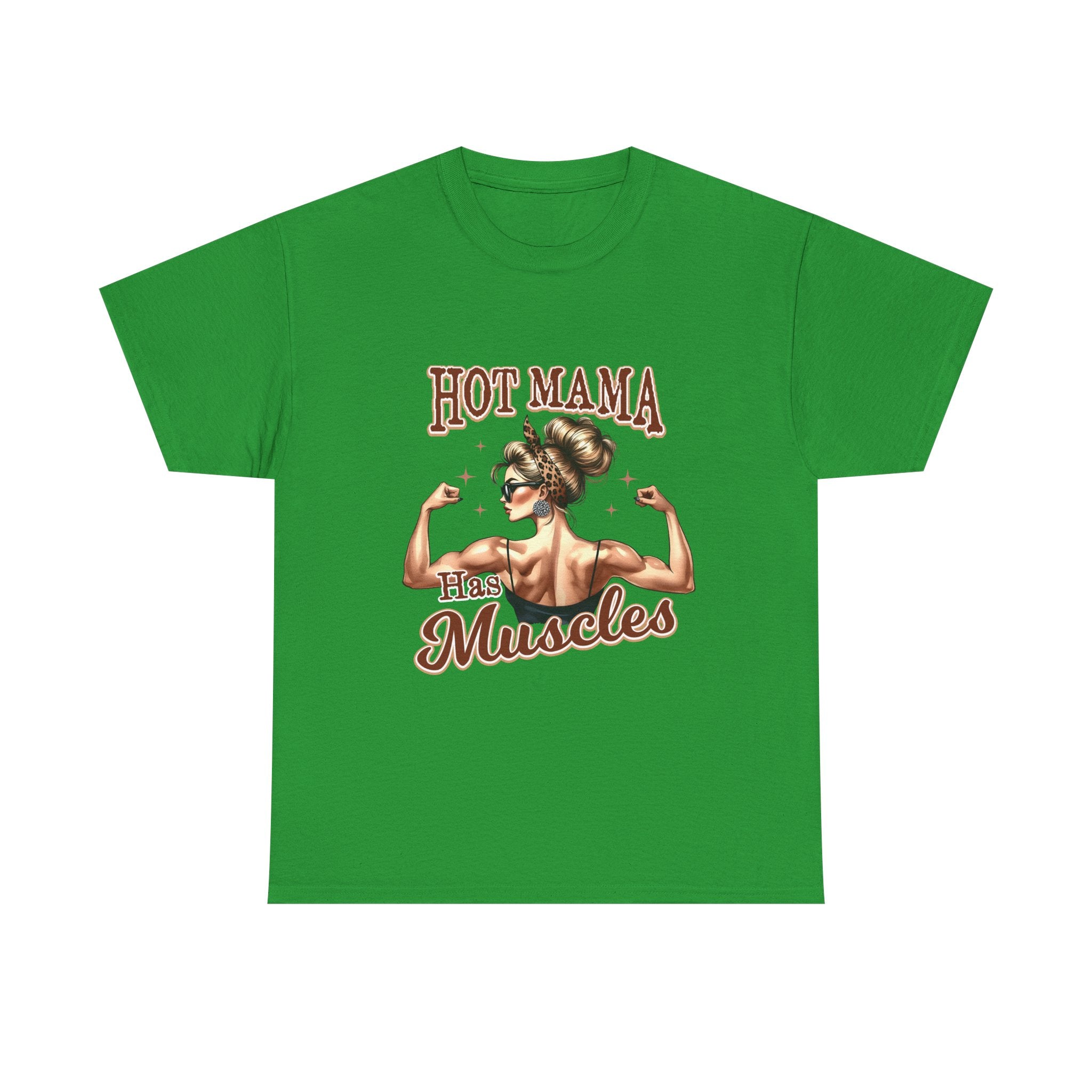 Muscle Mama Tee: Empowering Unisex Cotton Shirt, Gift for Moms, Fitness Lovers, Workout Apparel, Birthday, Mother's Day