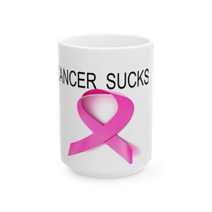 Cancer sucks coffee  Mug  awareness
