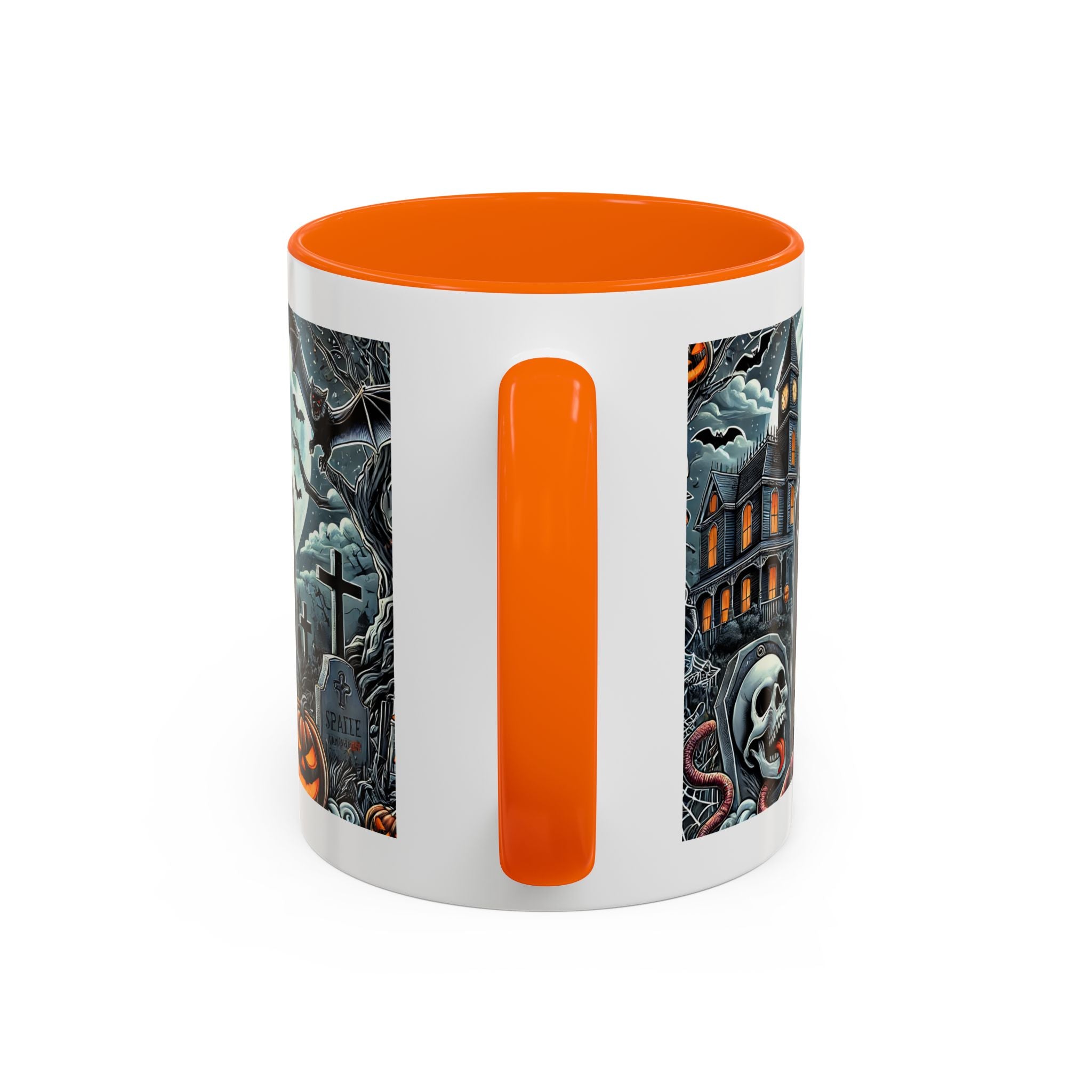 Gothic vampire Halloween Coffee Mug, Spooky Decor, Skull Design, Gift for Horror Lovers,  Party Essential, Unique Drinkware