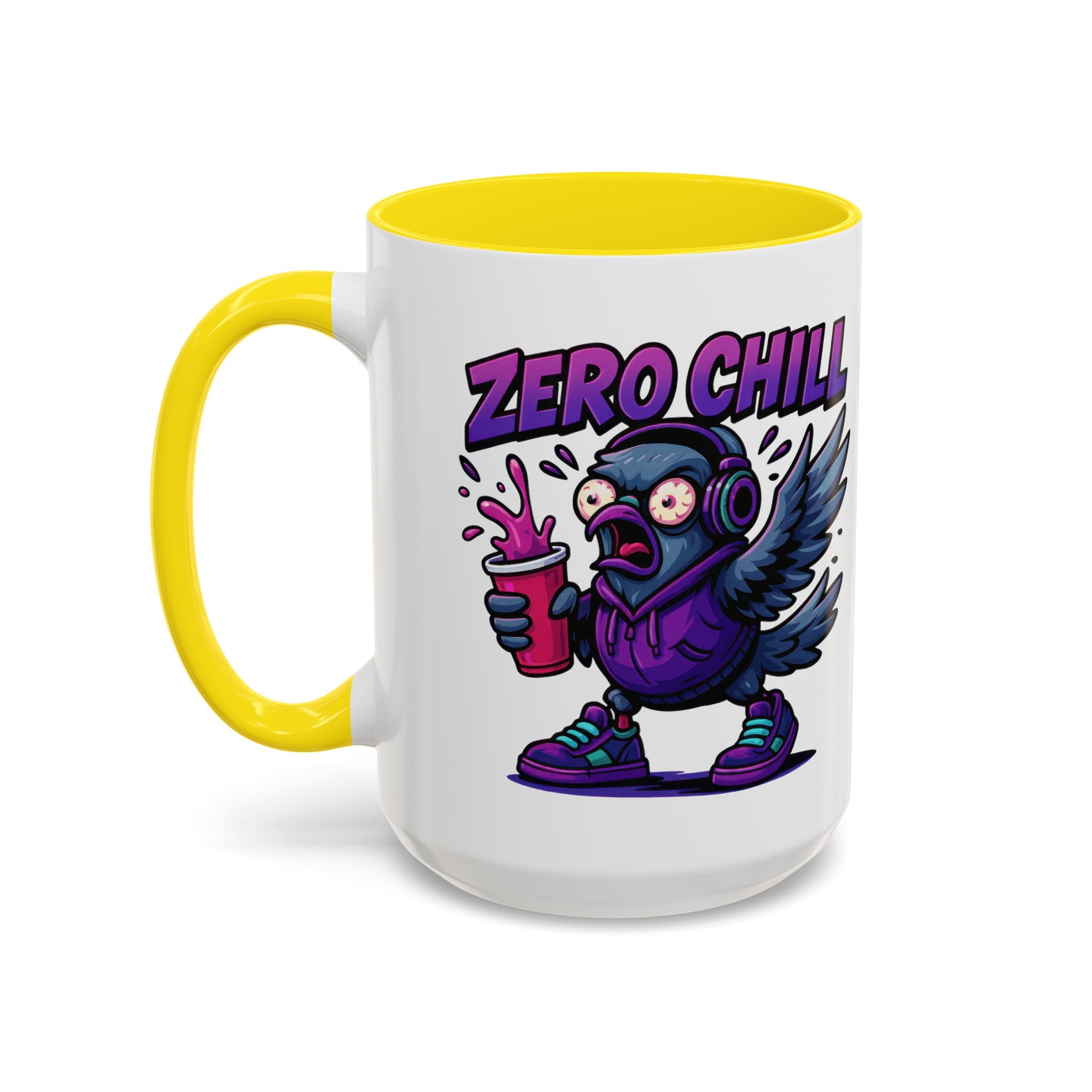 Zero Chill Accent Coffee Mug - Fun Ceramic Cup for Coffee Lovers, Unique Gift for Friends, Quirky Drinkware, Perfect for Birthdays, [...]