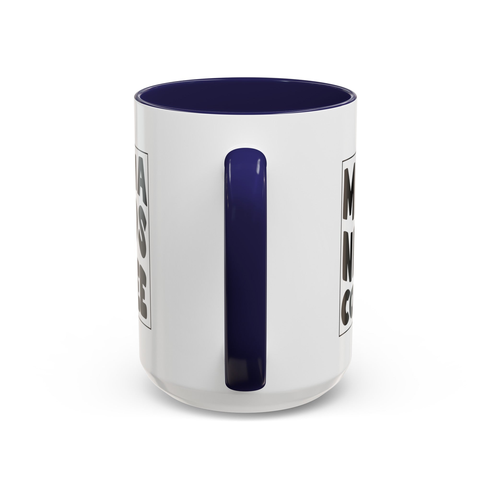 mama needs coffee funny Accent Coffee Mug (11, 15oz) by the x m world