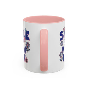 Inspirational Flower Design Coffee Mug - "Smile It's a New Day" - Perfect Gift for Coffee Lovers