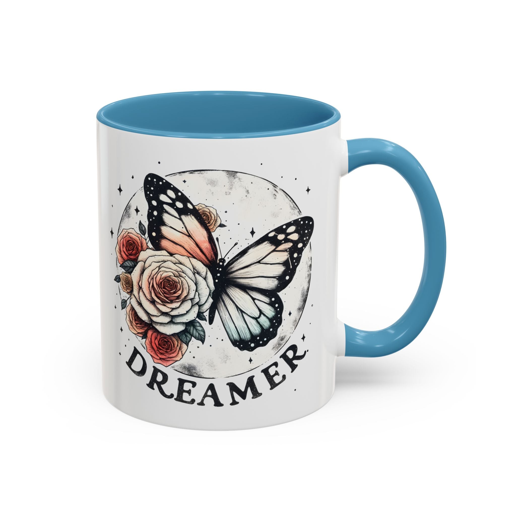 Dreamer Butterfly Coffee Mug - Stylish Accent for Creatives positive vibe freedom nature lover