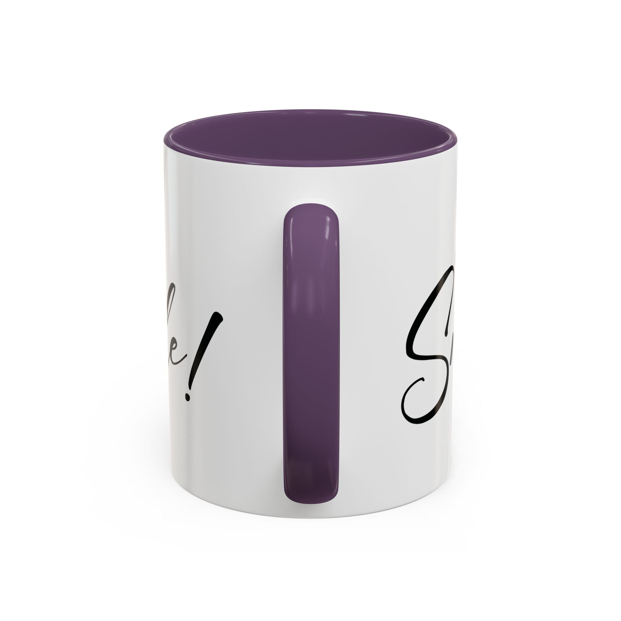 Inspirational Accent Coffee Mug - "You Make Me Smile!" - Perfect Gift for Friends & Family