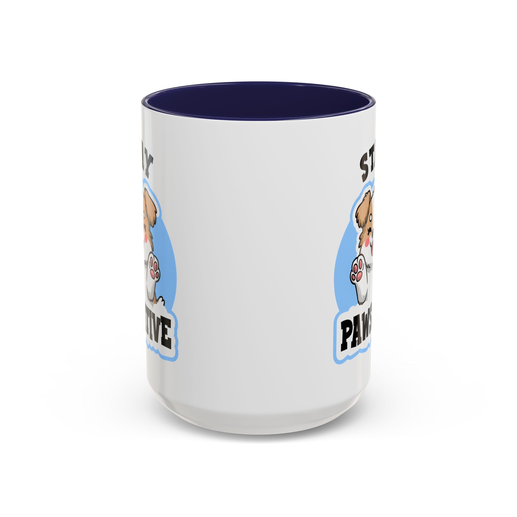 Cute Stay Pawsitive Coffee Mug - Perfect Gift for Dog Lovers mental health