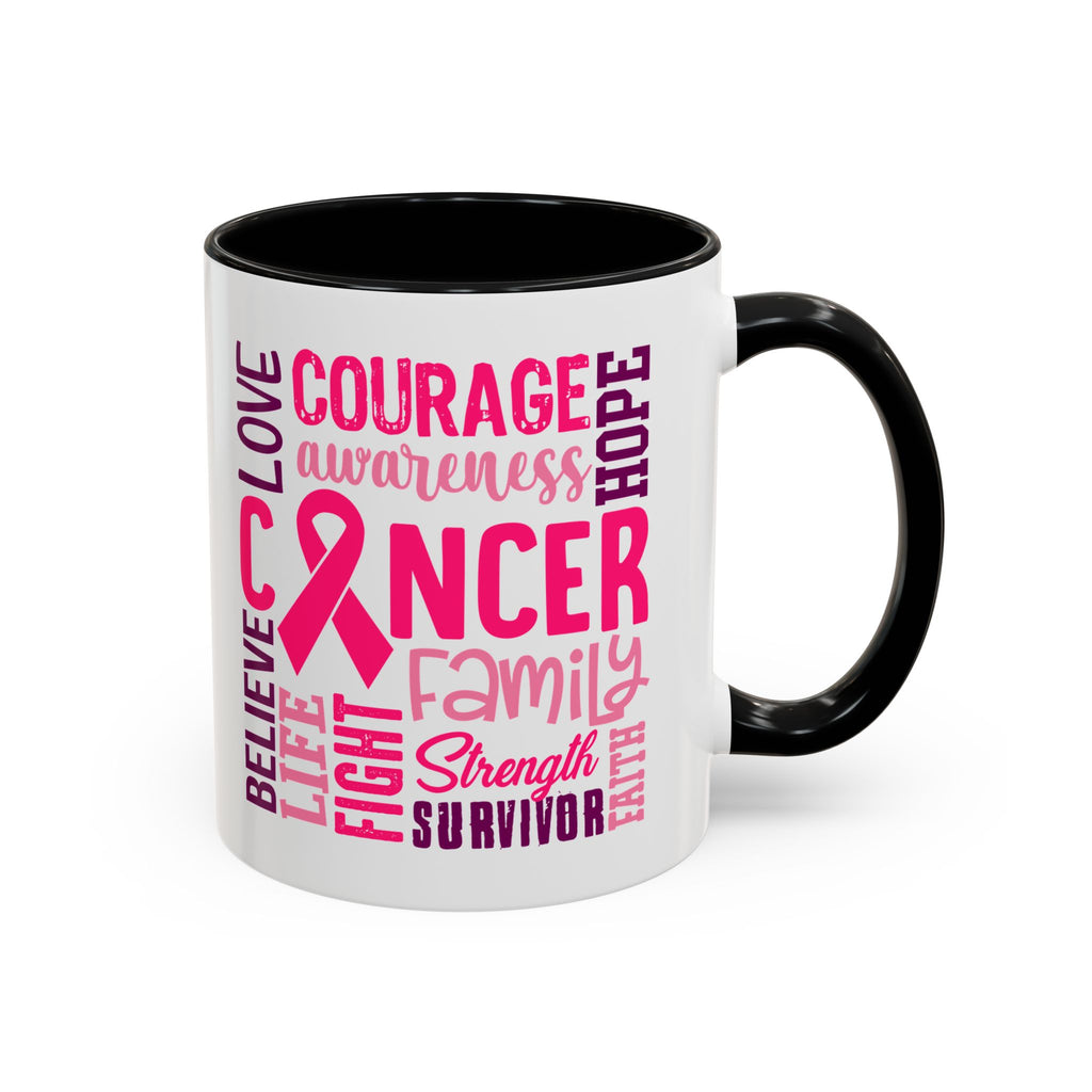 Inspirational Cancer Awareness Coffee Mug, Support Gift, Hope for Survivors, Breast Cancer Month, Motivational Mug, Encouragement Mug