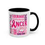 Inspirational Cancer Awareness Coffee Mug, Support Gift, Hope for Survivors, Breast Cancer Month, Motivational Mug, Encouragement Mug