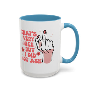 Sassy Accent Coffee Mug, Funny Gift, Humor Mug, Conversation Starter, Coffee Lover Gift, Unique Handmade Mug