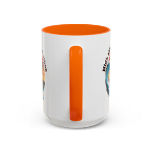 Surfing Cat Coffee Mug - High Tides & Good Vibes - Beach Lover Gift animal lover funny