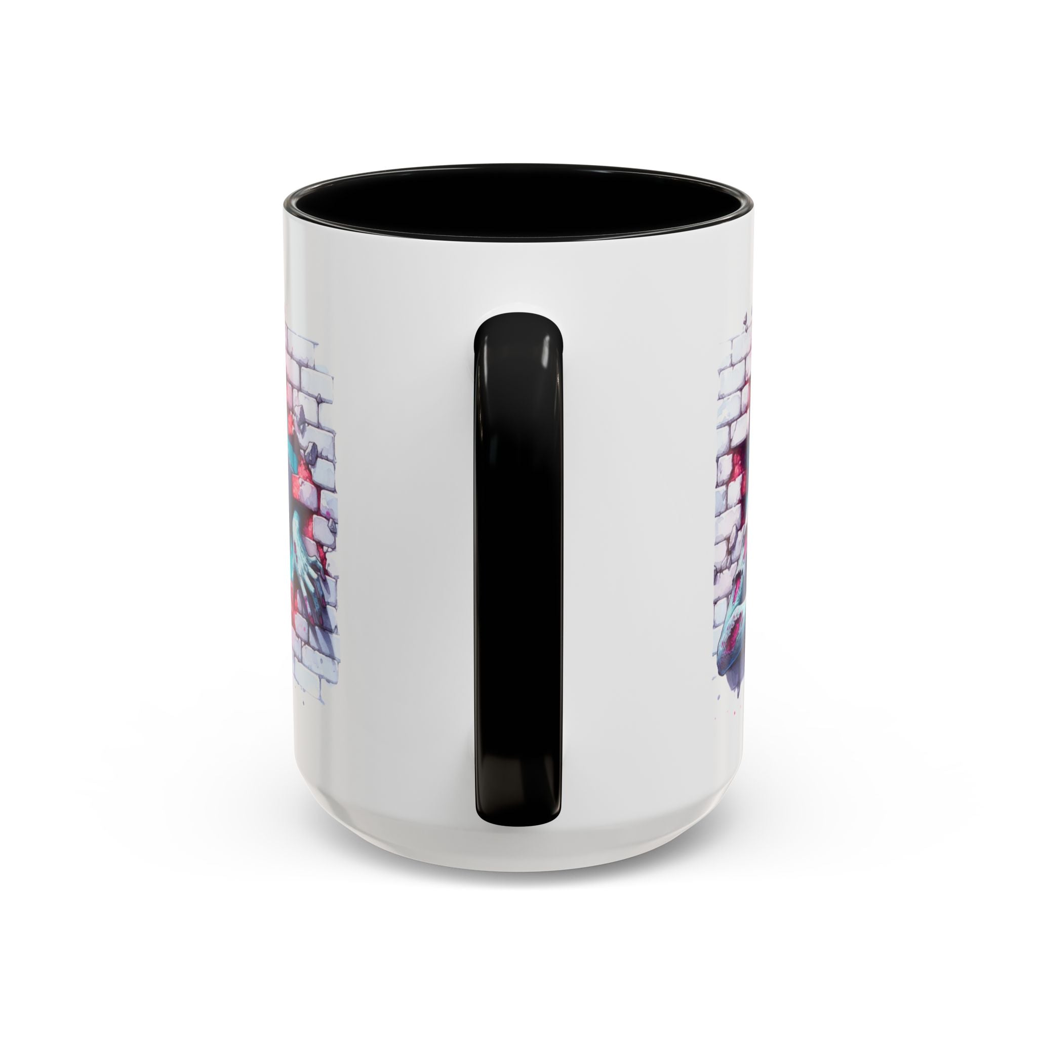 Spooky Zombie Accent Coffee Mug | Halloween Gift, Horror Decor, Unique Coffee Cup, Gothic Style, Zombie Art