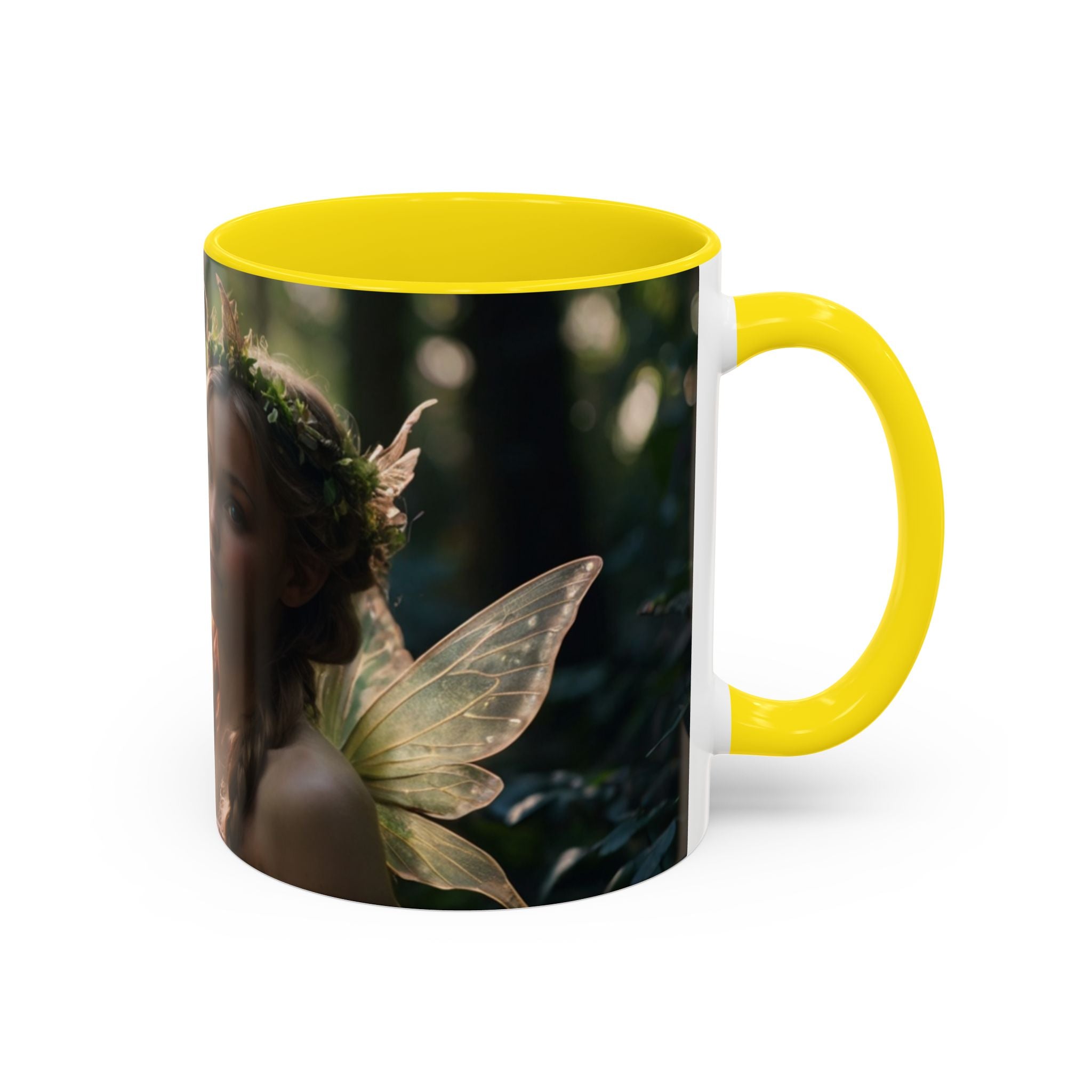 Fairy Forest Accent Coffee Mug - Enchanting Design for Nature Lovers