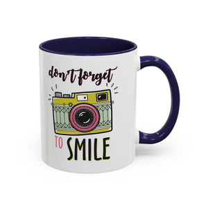 Inspirational Coffee Mug - 'Don't Forget to Smile' mental health