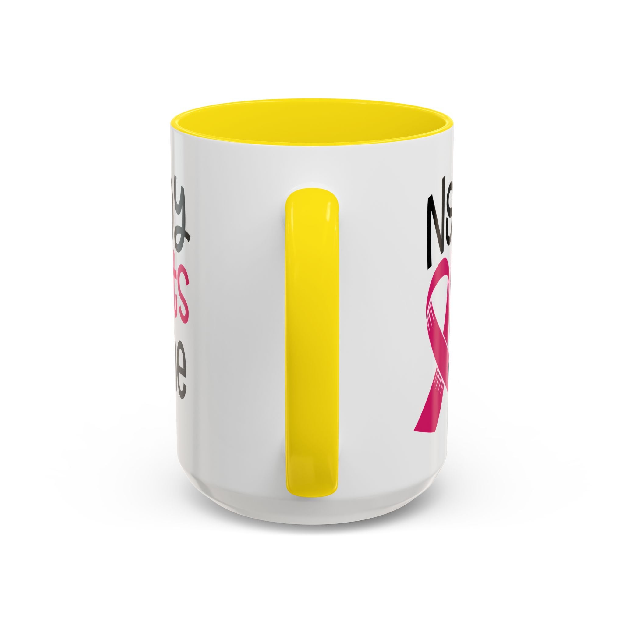 Inspirational Coffee Mug for Support - 'Nobody Fights Alone' | Breast Cancer Awareness Gift, Motivational Mug, Friendship Gift, Self-Care