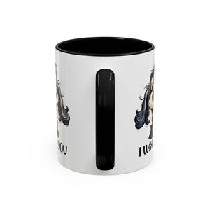 Dog Lover's Accent Coffee Mug - I Woof You, Pet Gift, Animal Lover Cup, Dog Mom Mug, Cute Dog Design, Fun Coffee Cup