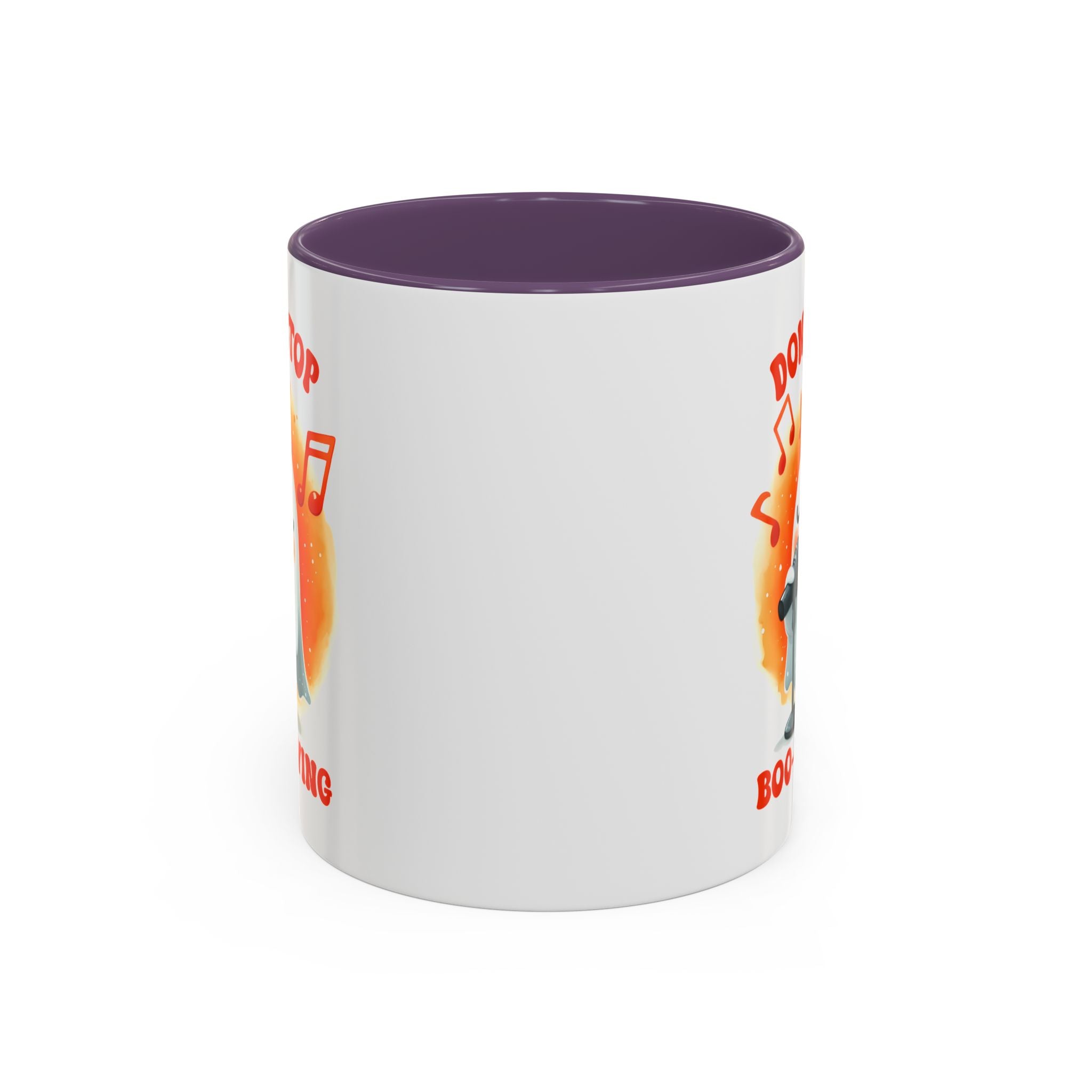 Ghost Coffee Mug, Perfect for Halloween, Fun Gift for Kids & Adults, Don't Stop Boo-lieving Mug, Caffeinated Spirits