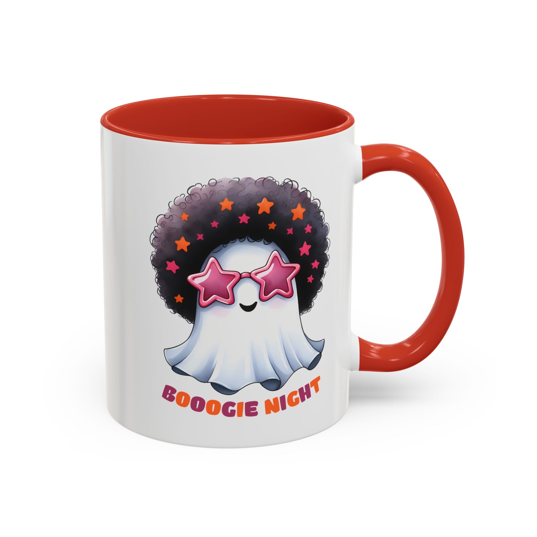 Groovy Ghost Coffee Mug - Fun, Whimsical Mug for Halloween, Parties, Gift for Friends, Unique Home Decor, Boogie Night