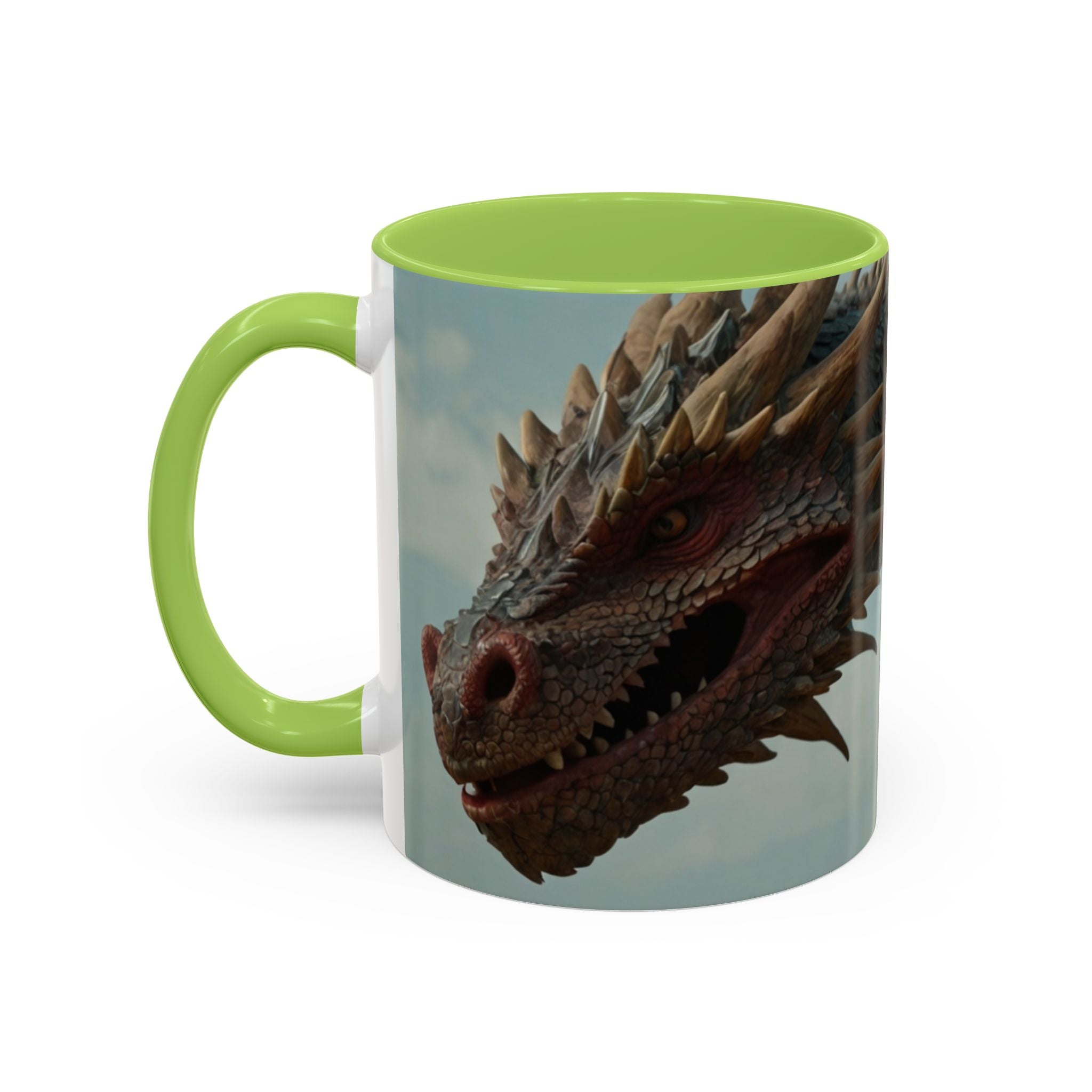 Dragon warrior Fantasy-Themed Accent Coffee Mug gothic