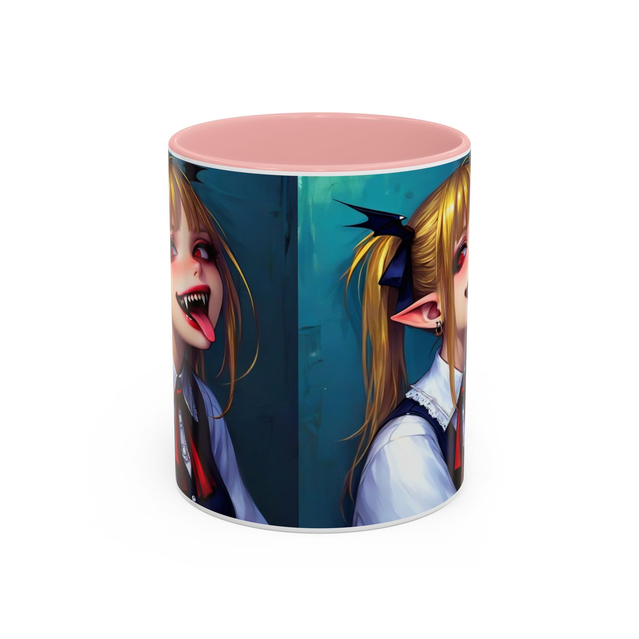 goth vampire girl Gothic Anime Coffee Mug with Edgy Design horror art