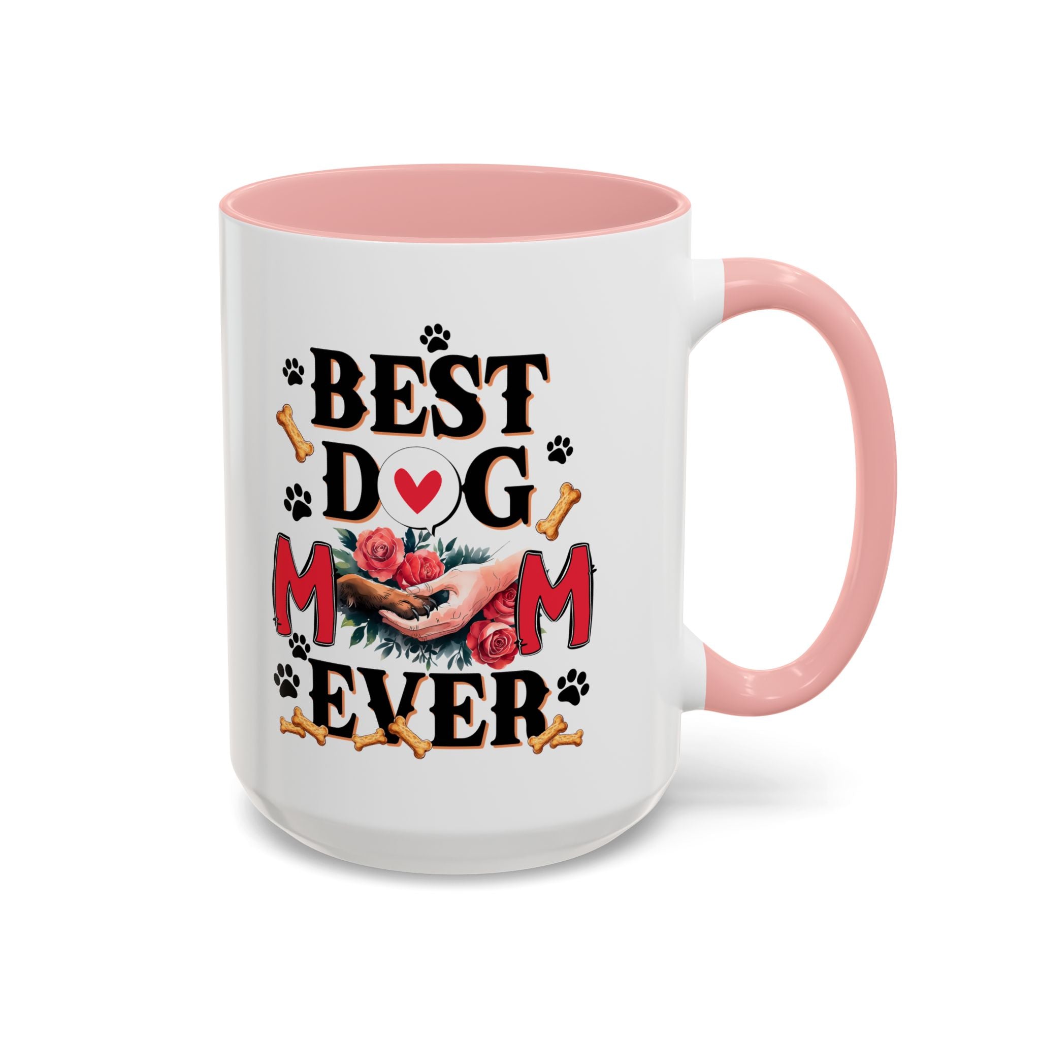 Best Dog Mom Ever Coffee Mug - Perfect Gift for Dog Lovers, Pet Moms, Animal Lovers, Dog-Themed Kitchen Decor, Best Friend Gift