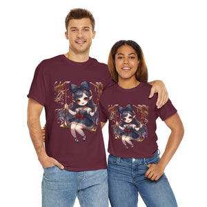 vampire girl on a swing horror Unisex Heavy Cotton Tee men women halloween #23