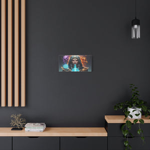 Mystical Sorceress Canvas Artwork - Fantasy Wall Decor
