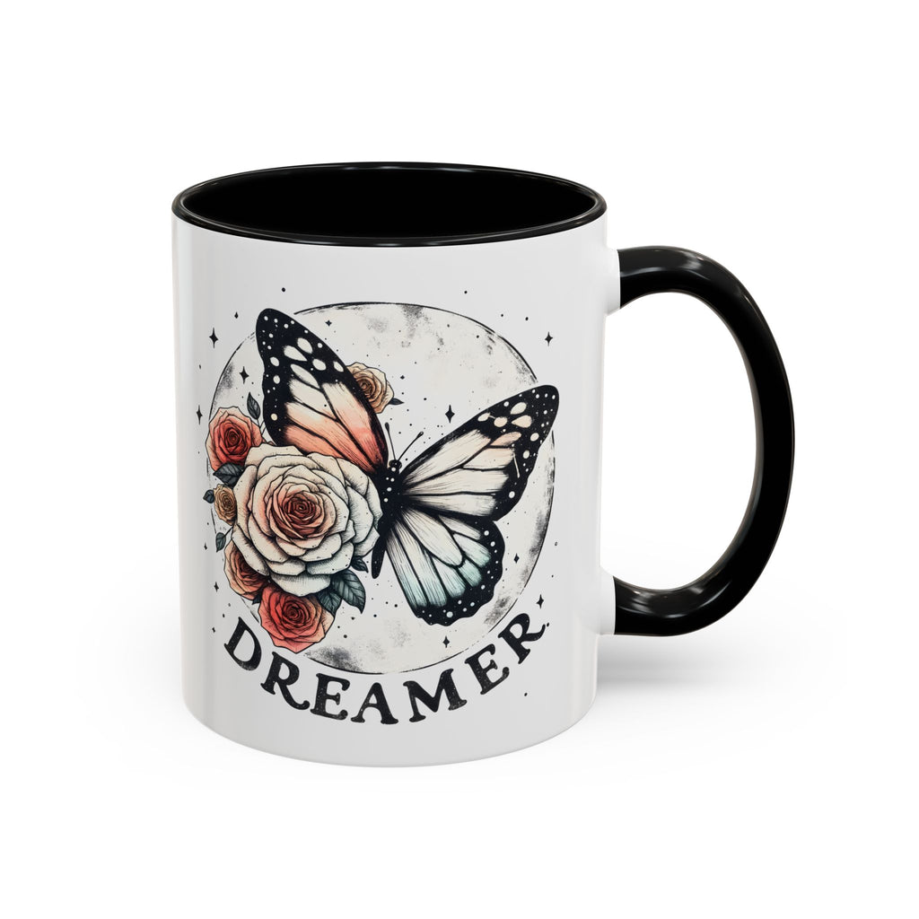 Dreamer Butterfly Coffee Mug - Stylish Accent for Creatives positive vibe freedom nature lover