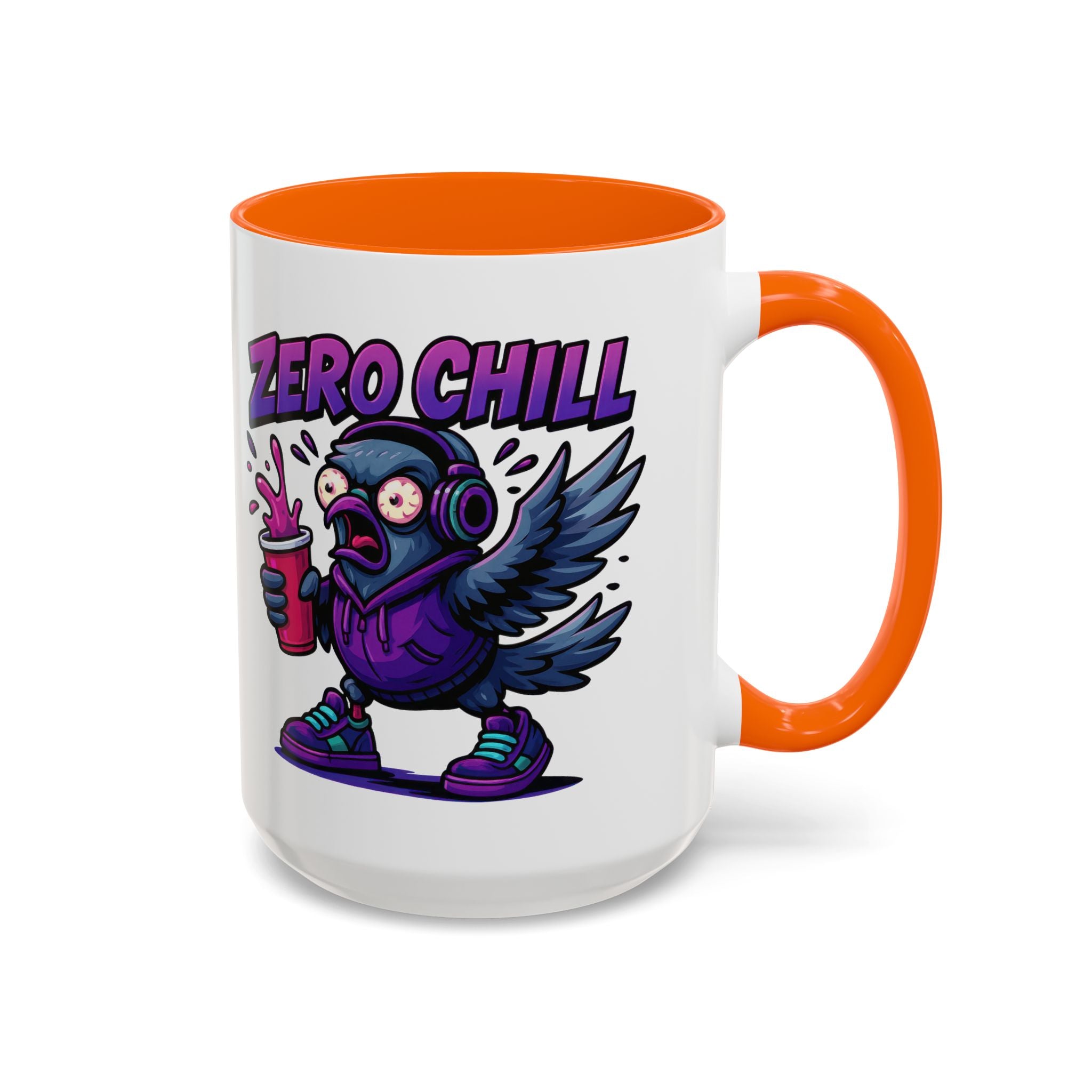 Zero Chill Accent Coffee Mug - Fun Ceramic Cup for Coffee Lovers, Unique Gift for Friends, Quirky Drinkware, Perfect for Birthdays, [...]