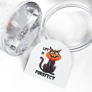 Purrfect Cat Snow Globe | Whimsical Decor for Cat Lovers | Cute Gift for Birthdays, Holidays, Home Decoration
