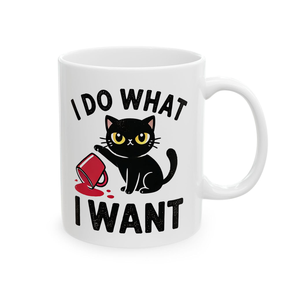 attitude Cat Lover's coffee Mug - Perfect Gift for Cat Moms, Funny Coffee Mug, Pet Lover Gift, Home Office Decor