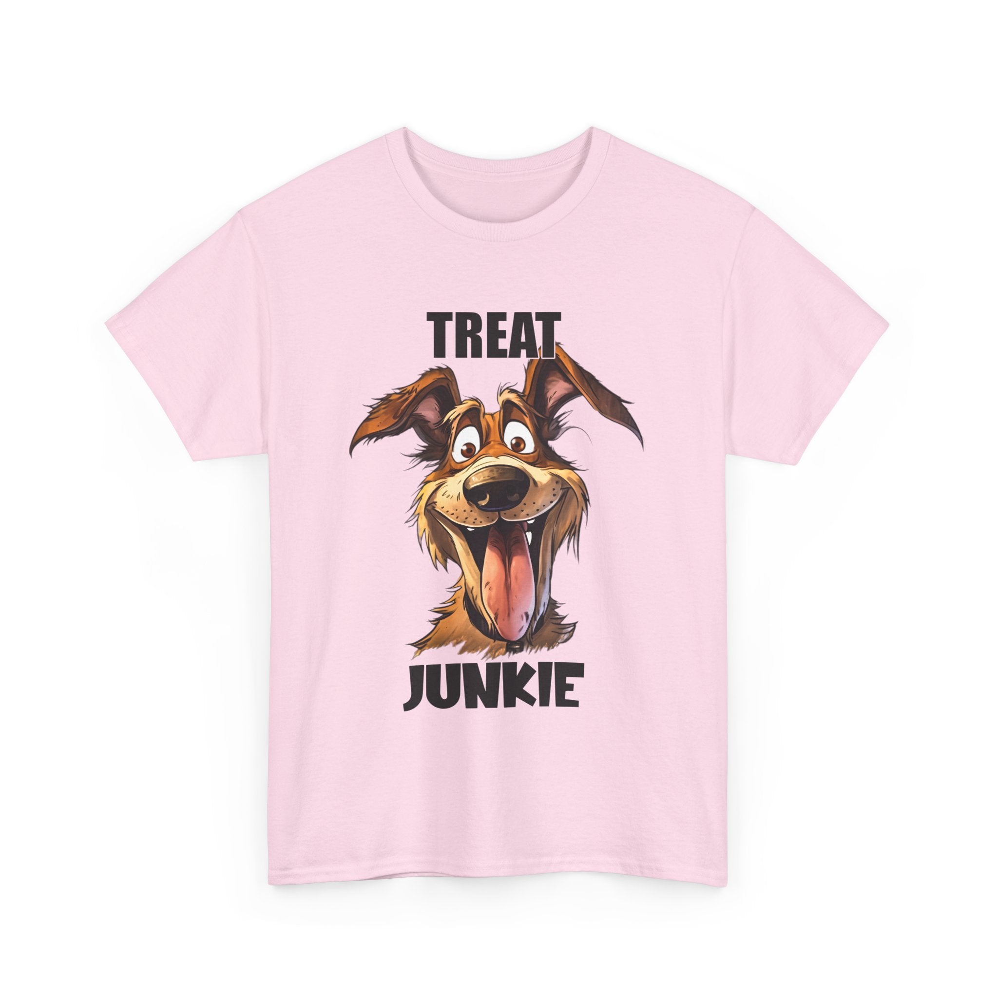 Dog Lovers Treat Junkie Tee, Unisex Dog T-Shirt, Pet Owner Gift, Funny Dog Shirt, Animal Lover Apparel, Dog Enthusiast Gift
