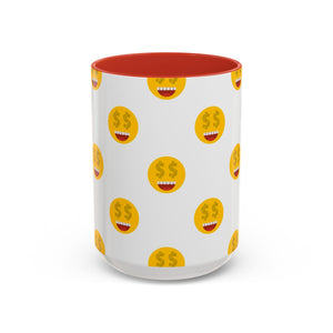 Smiles and dollars Accent Coffee Mug (11, 15oz)