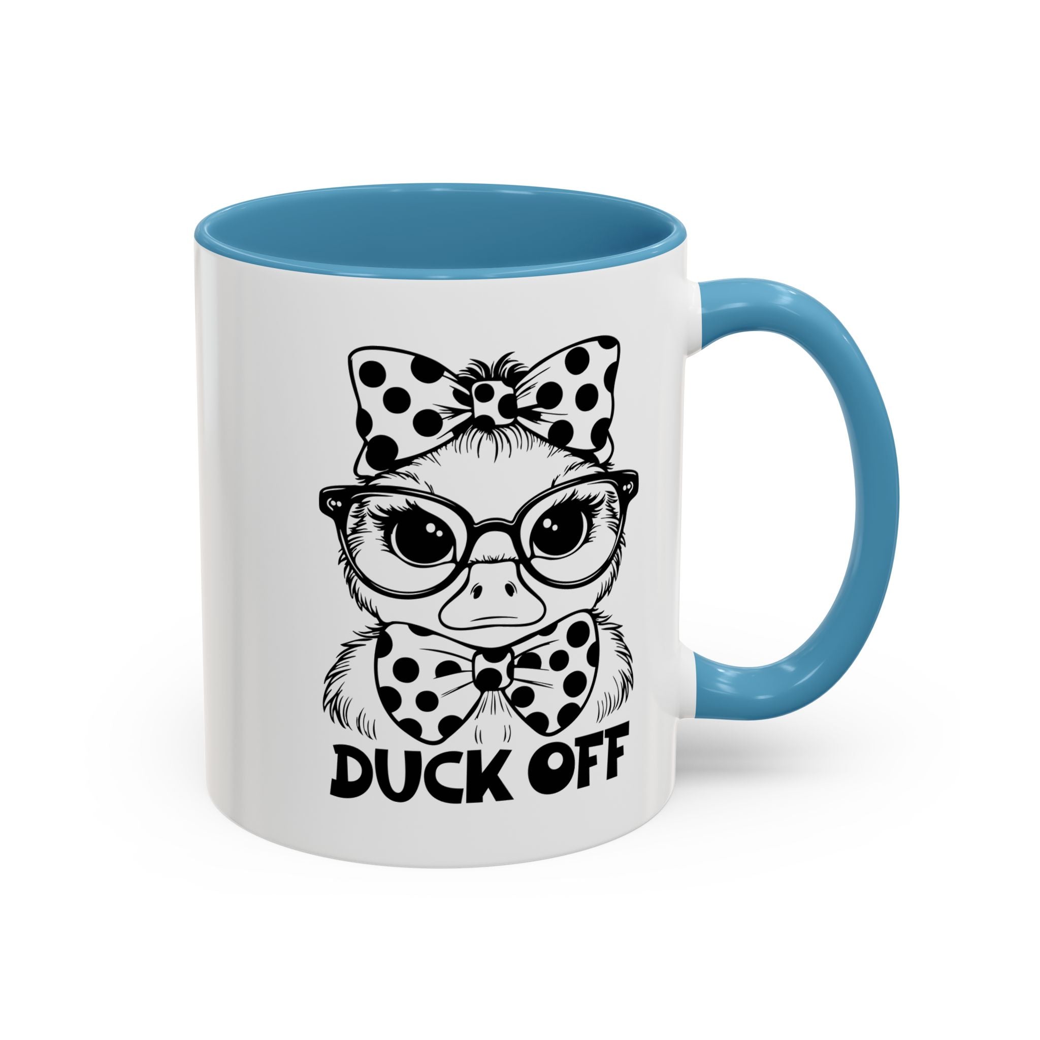Duck off  Coffee Mug - Fun Gift for Bird Lovers, Birthday, Office Décor, Humorous Kitchenware, Unique Drinkware