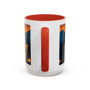 Camping Therapy Mug - Adventure Lover's Coffee Cup, Gift for Campers, Hiking Drinkware, Outdoorsy Coffee Mug, Nature Lover's Cup