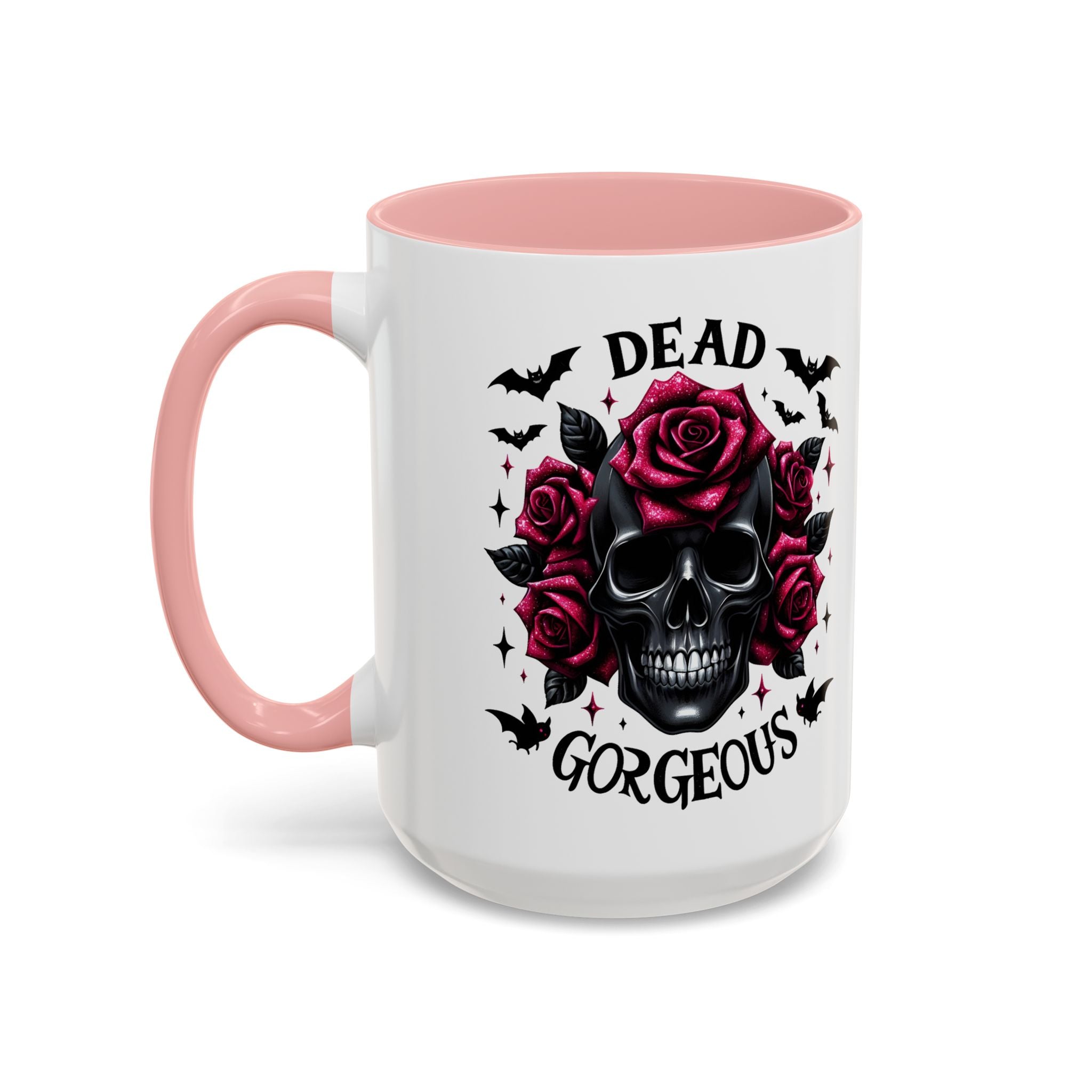 Gothic Skull Coffee Mug - Dead Gorgeous Design halloween horror art goth