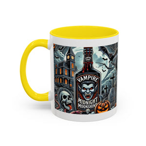 Gothic vampire Halloween Coffee Mug, Spooky Decor, Skull Design, Gift for Horror Lovers,  Party Essential, Unique Drinkware