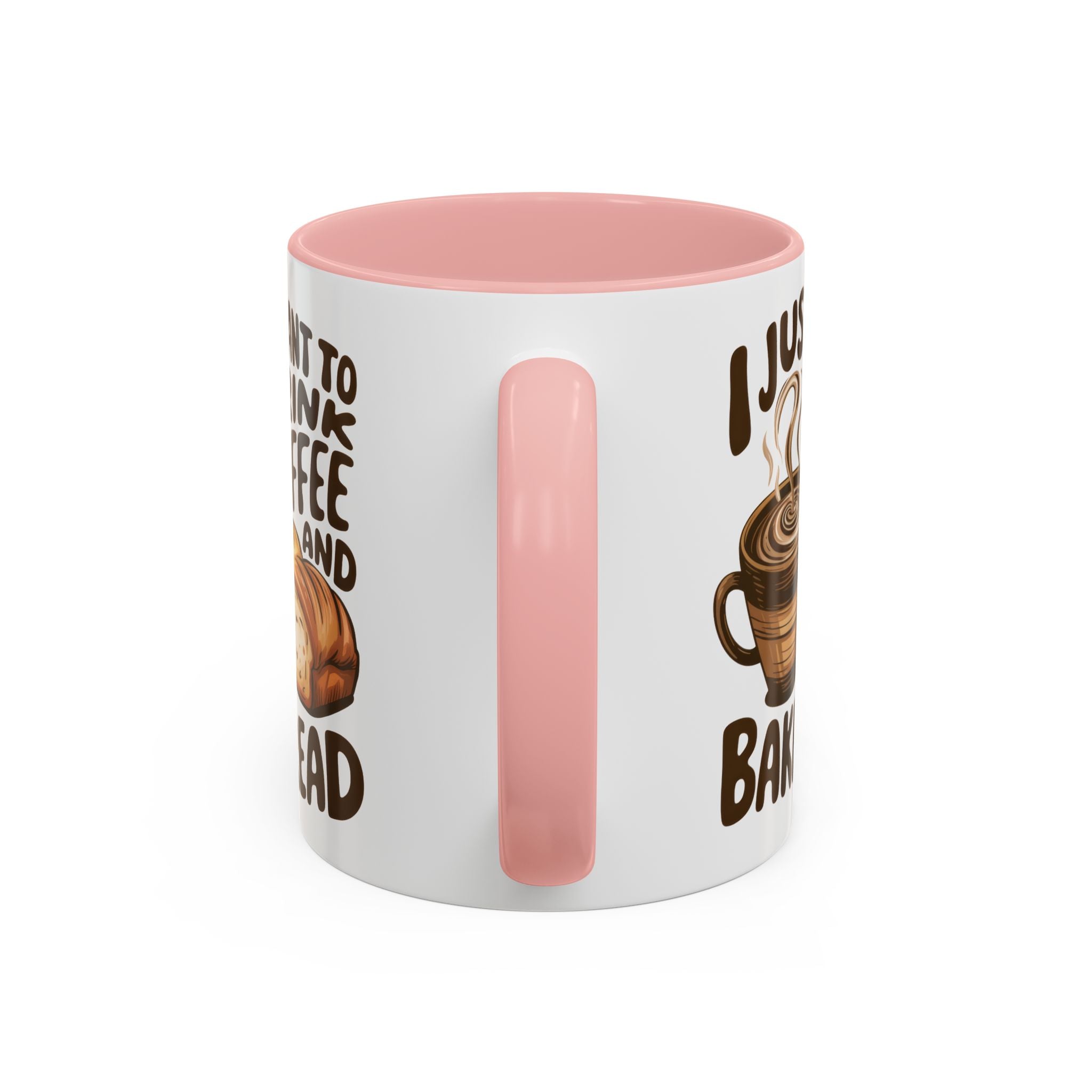 Cute Coffee & Bread Mug - Ideal for Baking Enthusiasts kitchen fun cozy