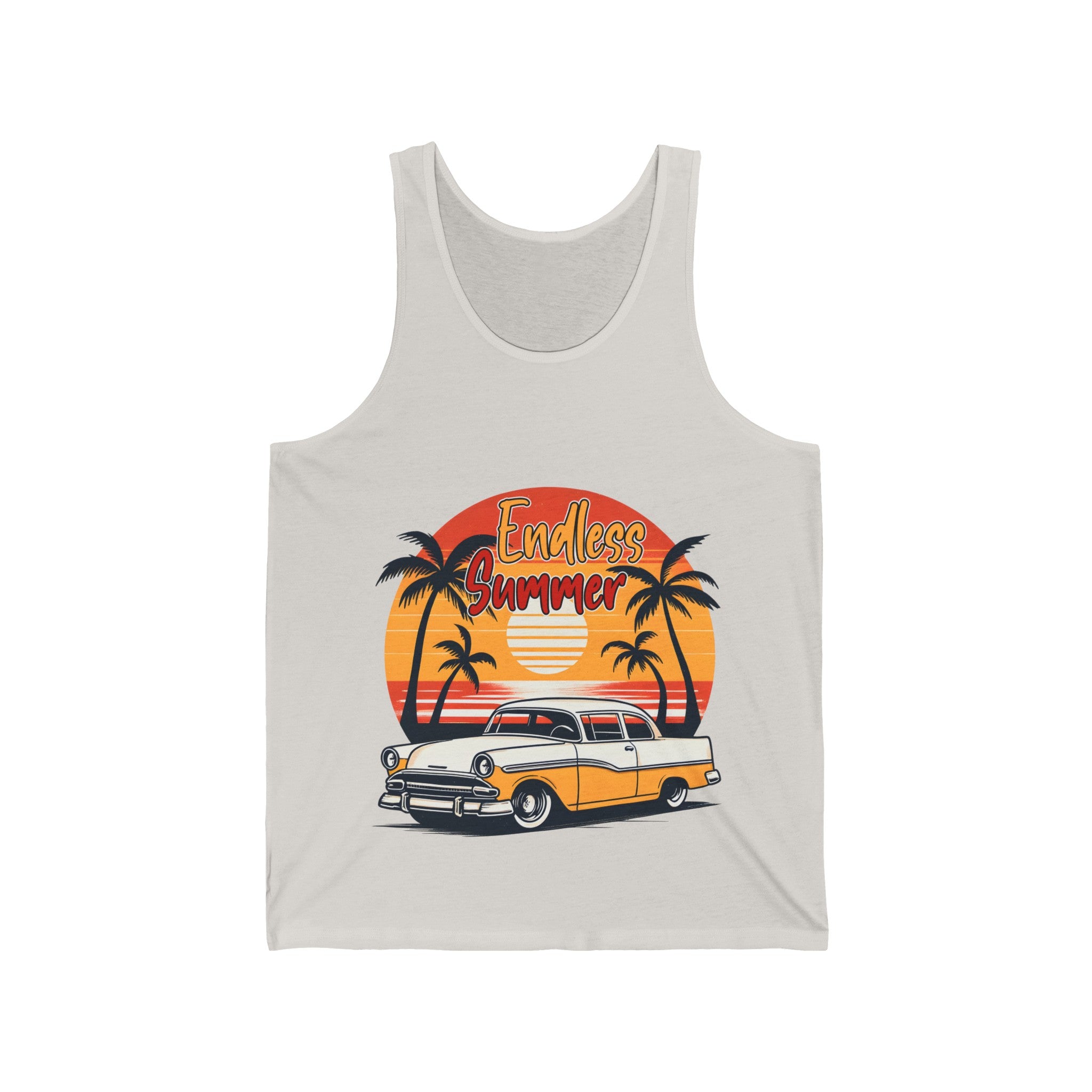 endless summer retro beach Unisex Jersey Tank by mrdragonsfire