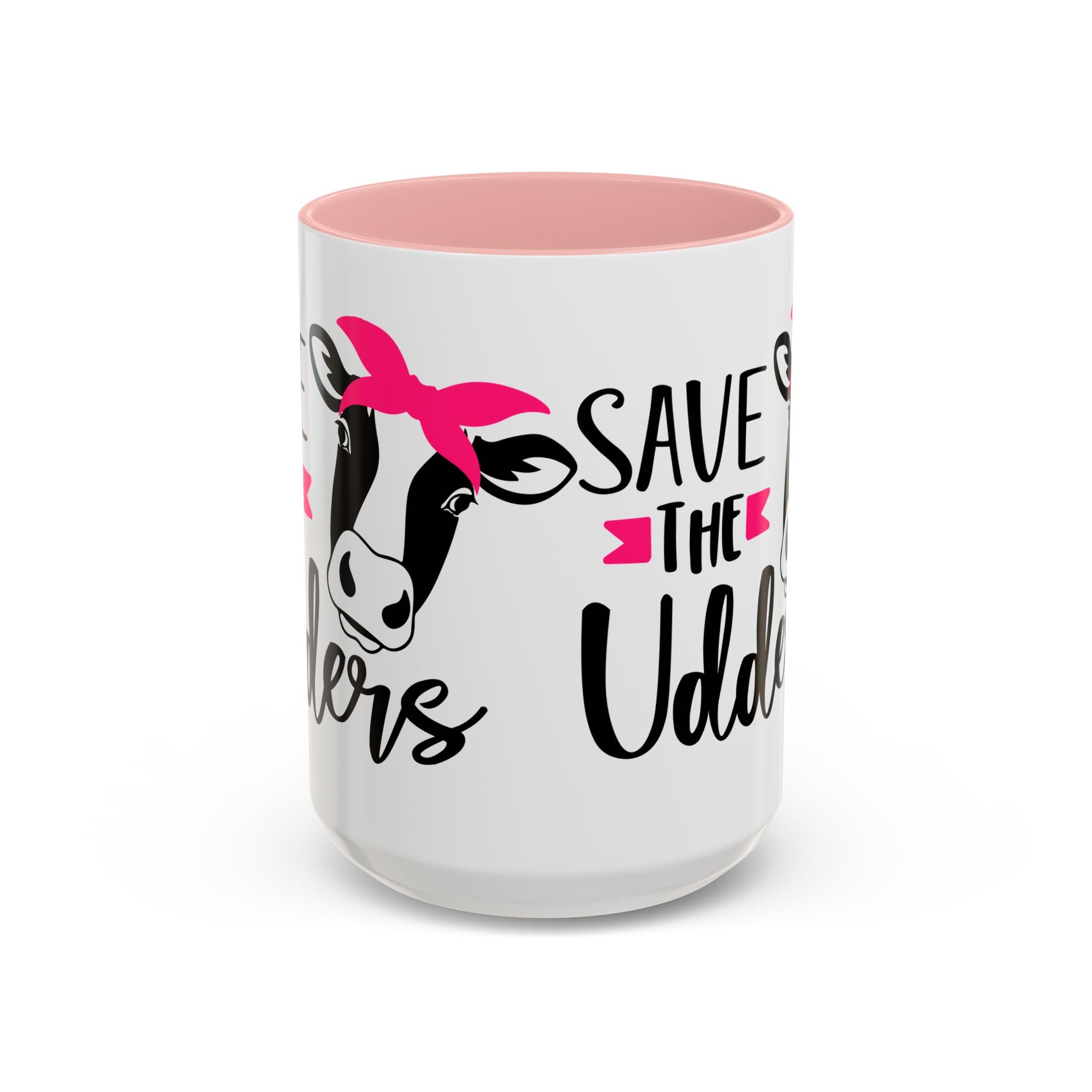 cancer awareness Cute Cow Mug - Save the Utters Coffee Cup, Gift for Animal Lovers,  Mug, Unique Birthday Gift
